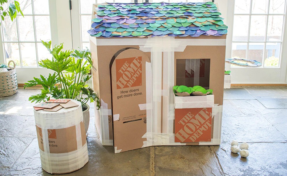 20 Fun Cardboard Box House Ideas