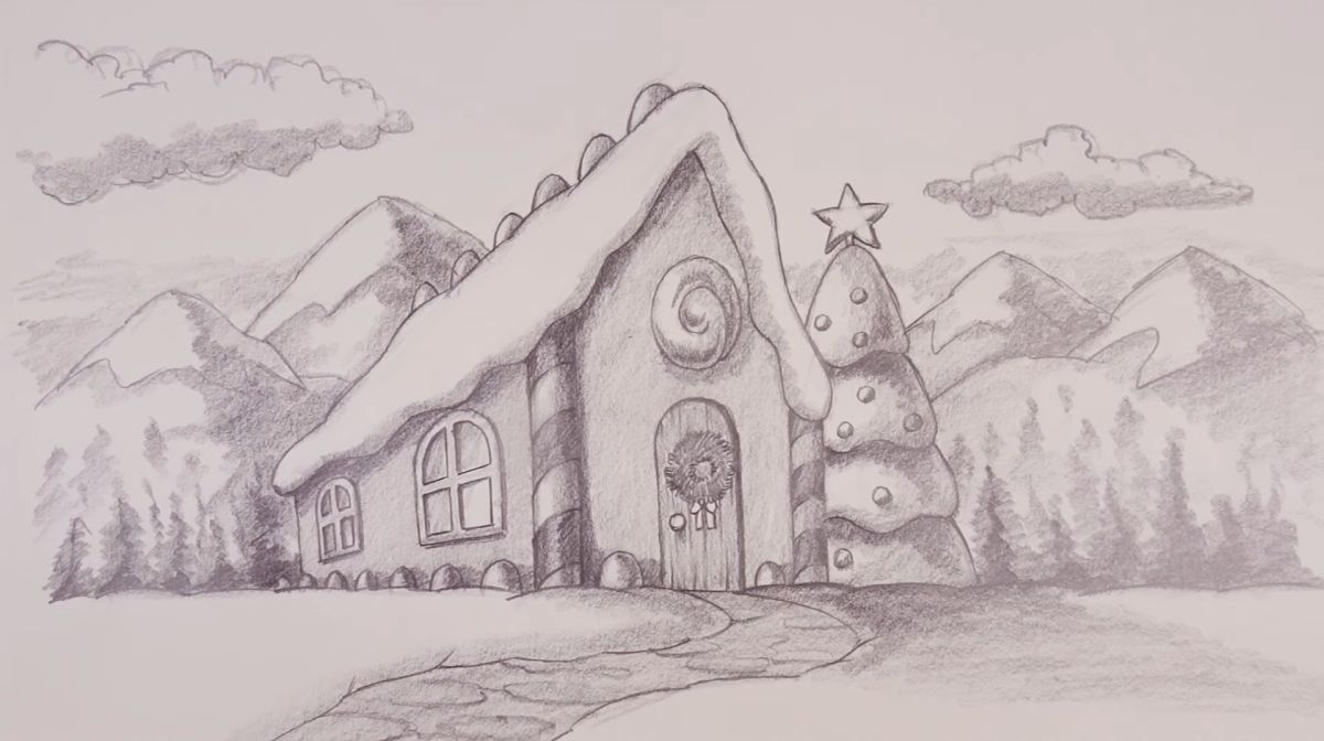 How To Draw a Gingerbread House 10 Easy Drawing Projects