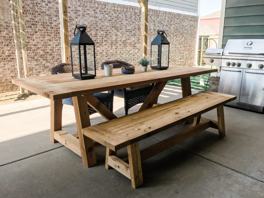 15 DIY Picnic Table Plans For Backyard