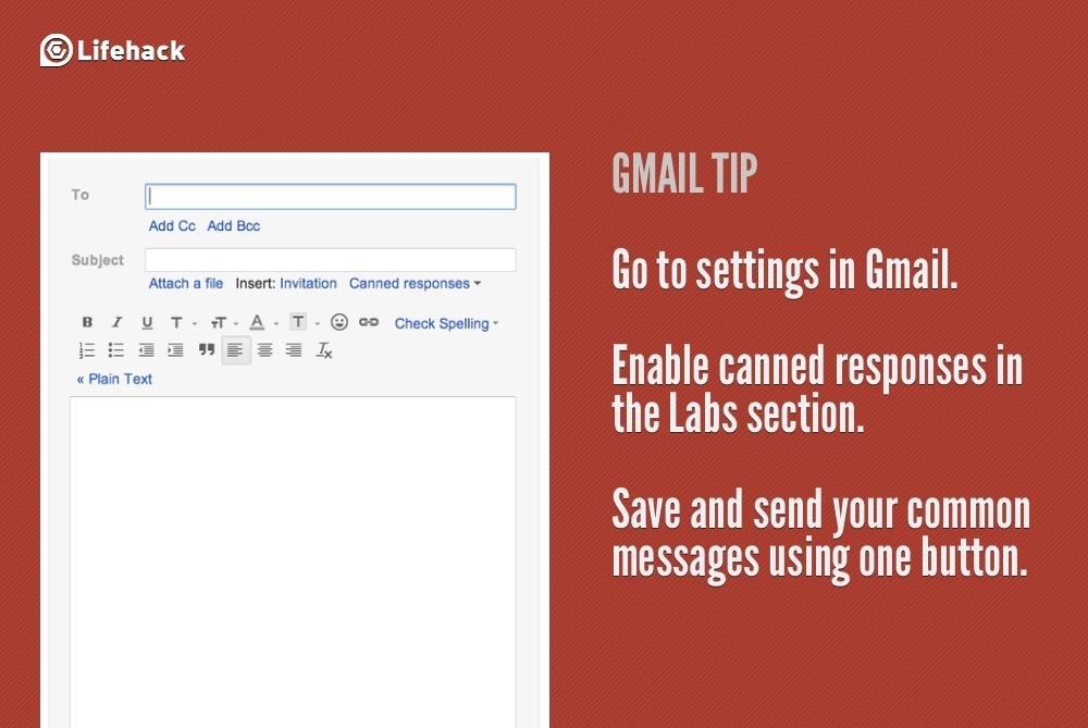 30sec Tip Canned Responses in Gmail