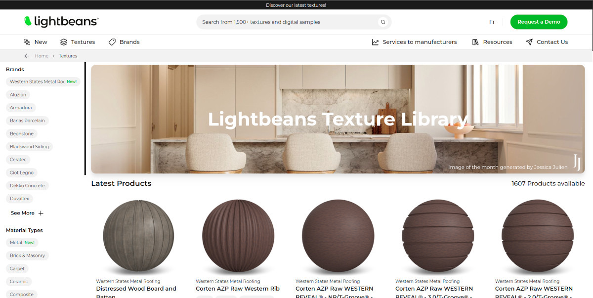 Search for free PBR textures Lightbeans