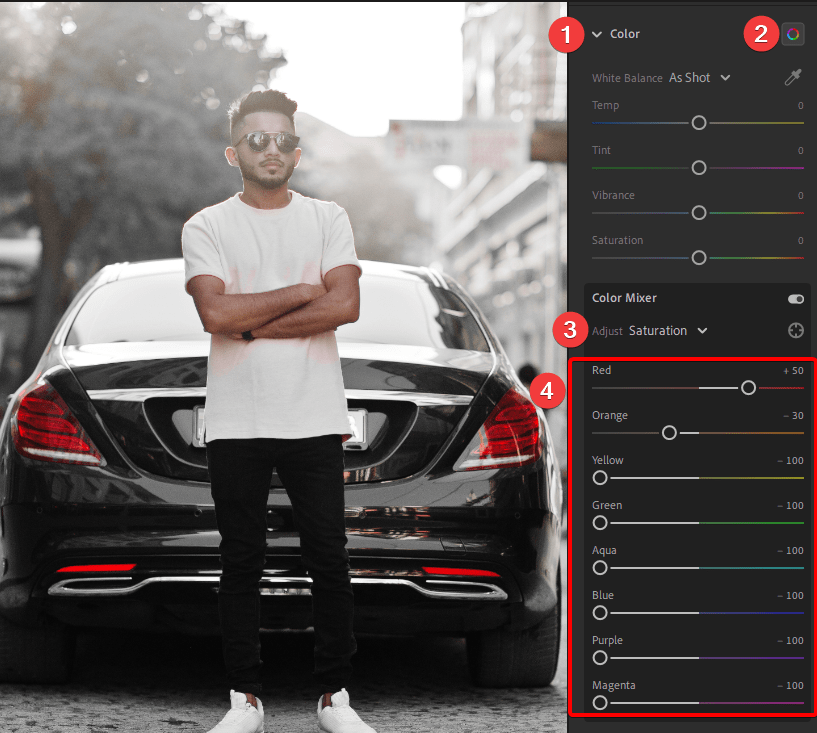 How to Create a Dark Black and Red Look in Lightroom Lightroom Tutorials