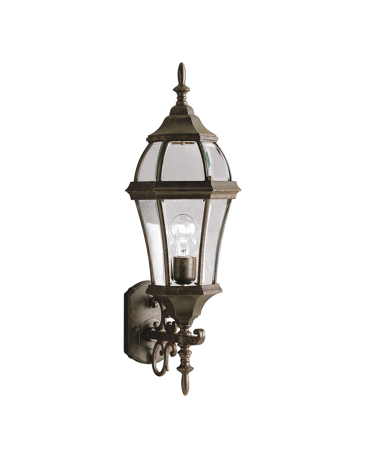 One Light Outdoor Wall Mount from the Townhouse collection by Kichler