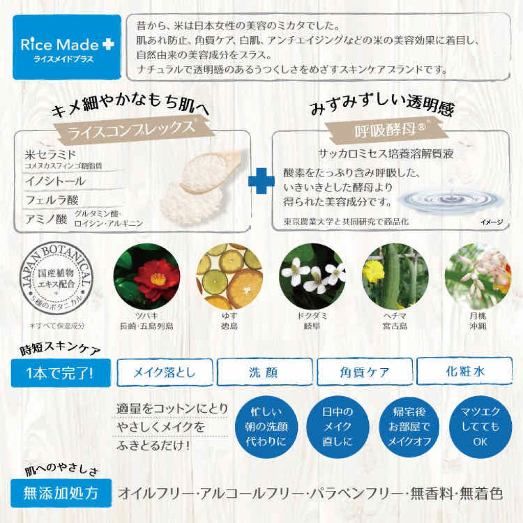 ライスメイドプラス クレンジングローション｜菊正宗の使い方を徹底解説「乾燥肌におすすめのリキッドクレンジング！大容量たっぷり使えてし