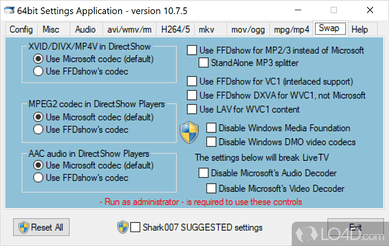 ADVANCED Codecs Download