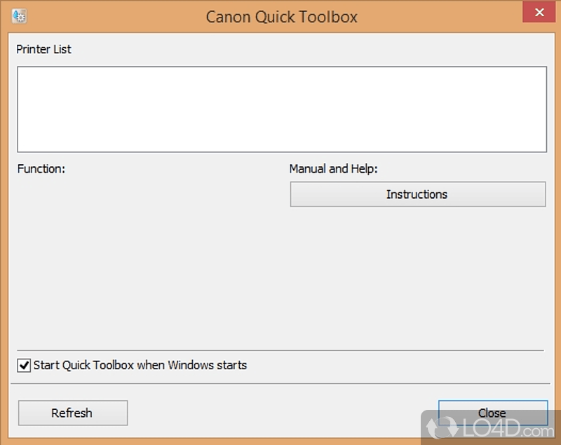 Canon Quick Toolbox Screenshots