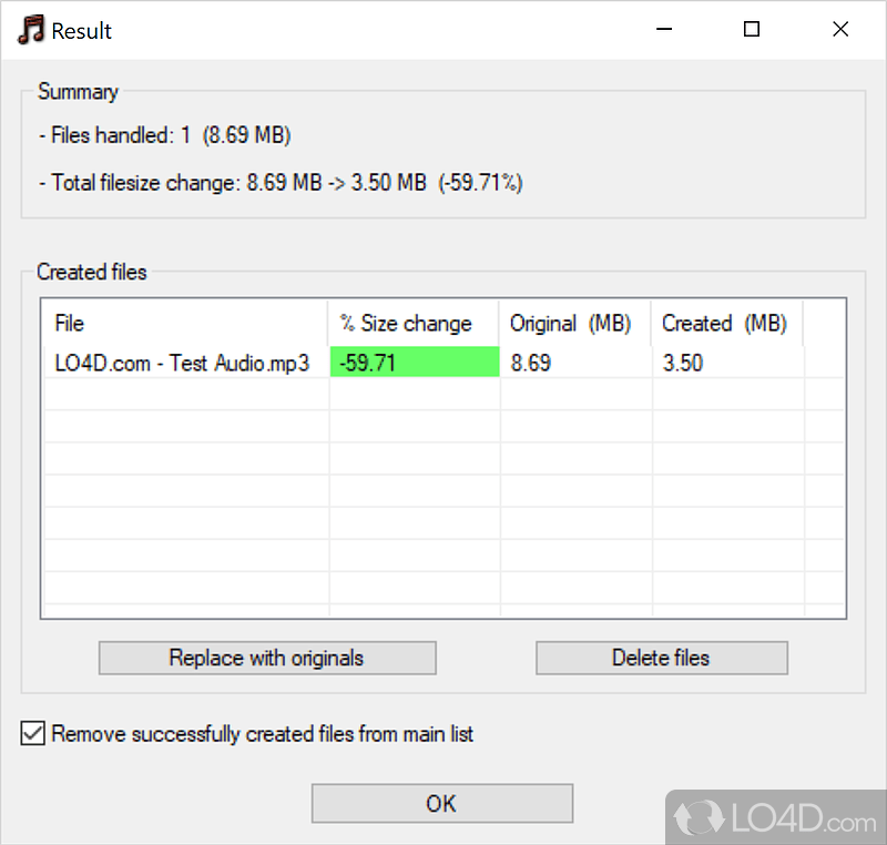 MP3 Quality Modifier Screenshots