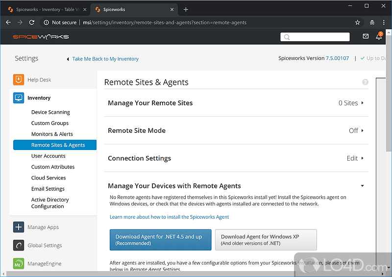 Spiceworks Screenshots