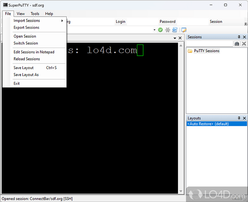 SuperPuTTY Screenshots