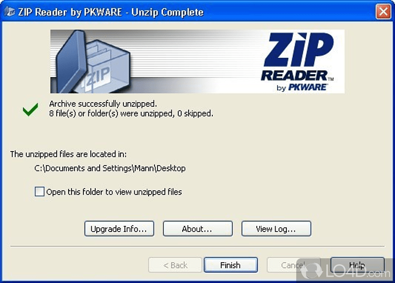 ZIP Reader Screenshots