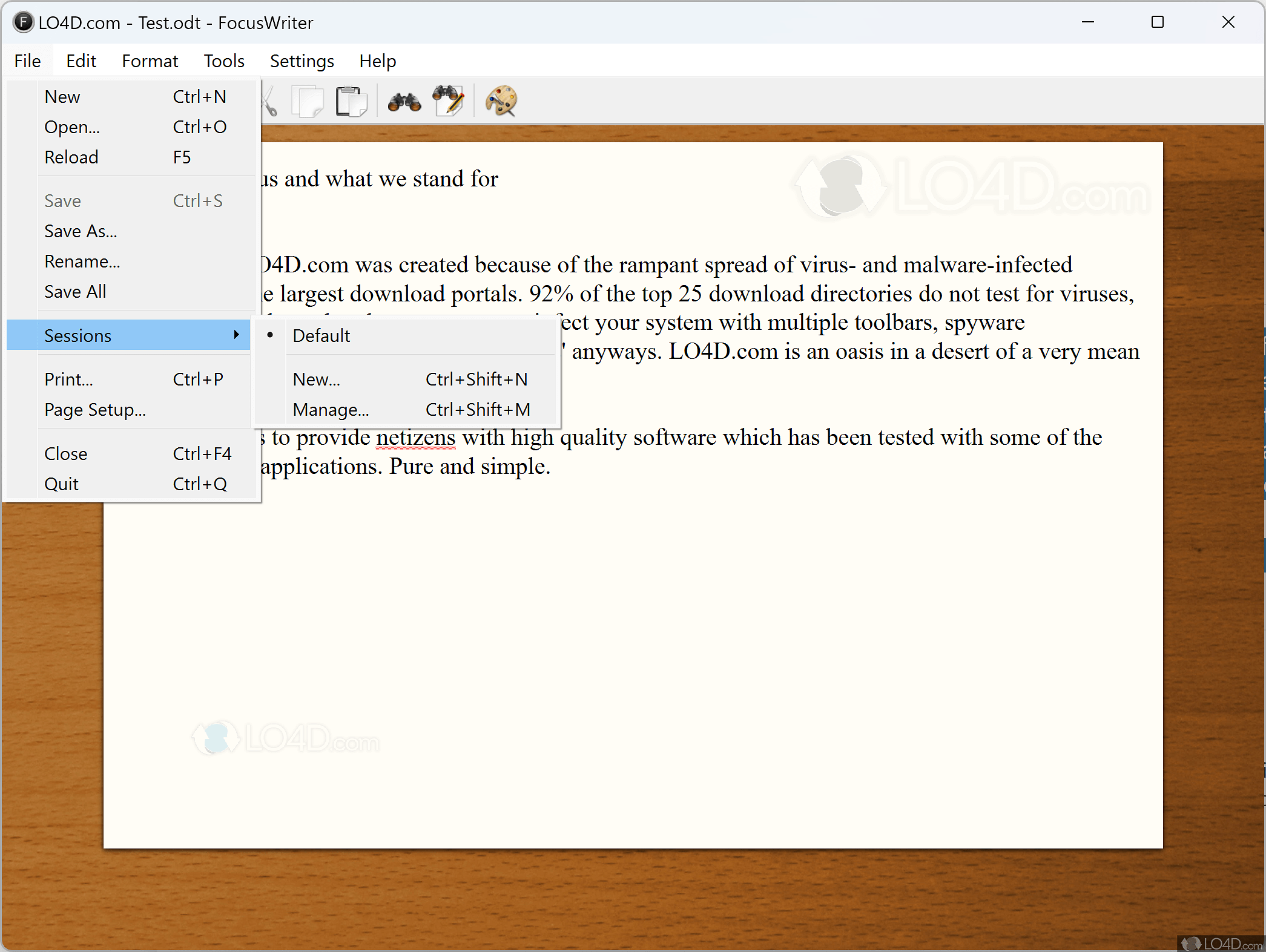 FocusWriter Download