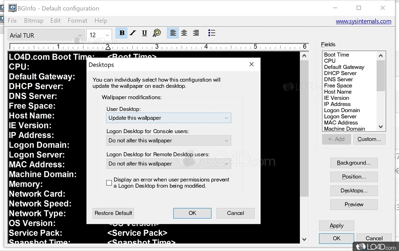 Aggregate more than 130 bginfo wallpaper best 3tdesign.edu.vn
