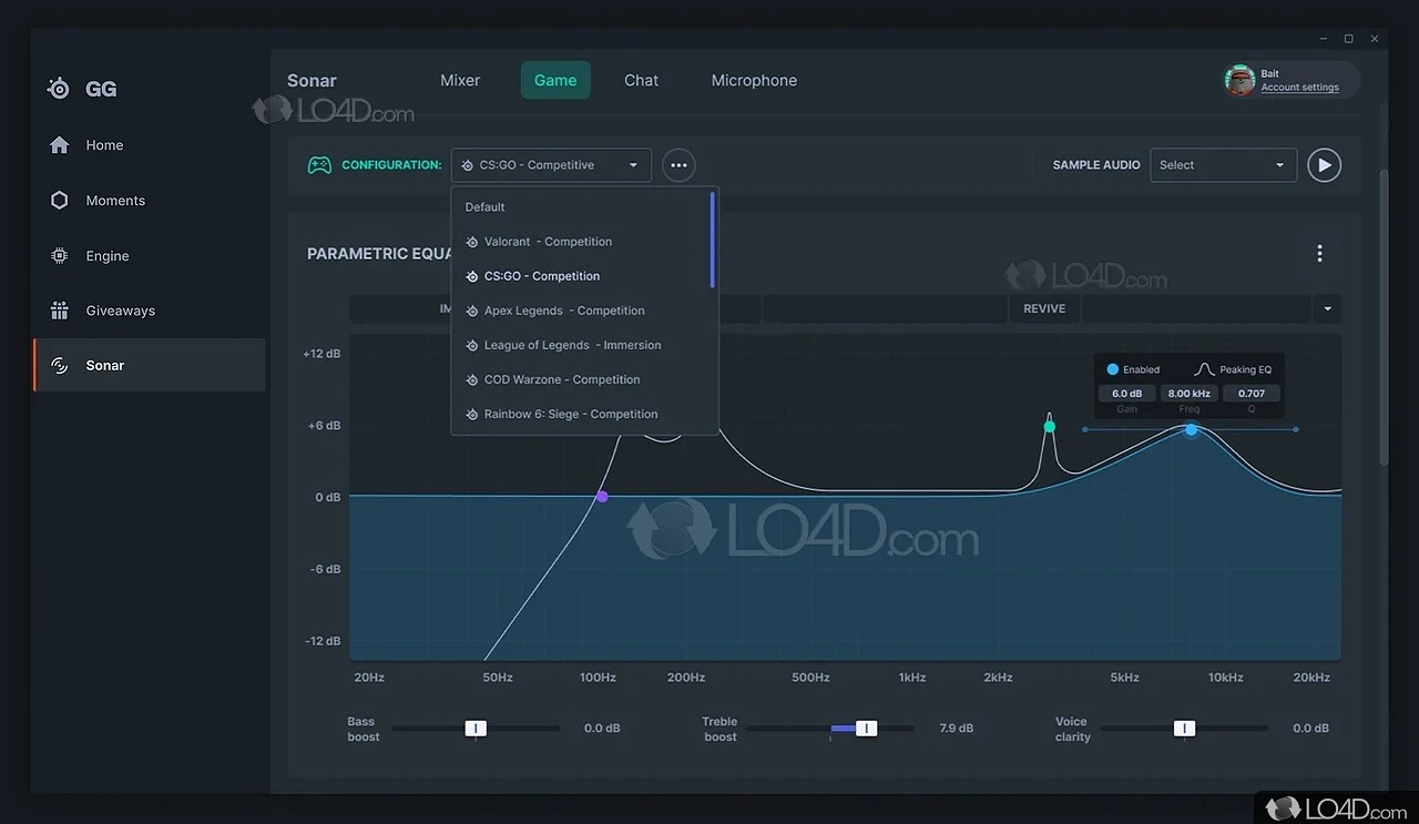 SteelSeries GG Screenshots