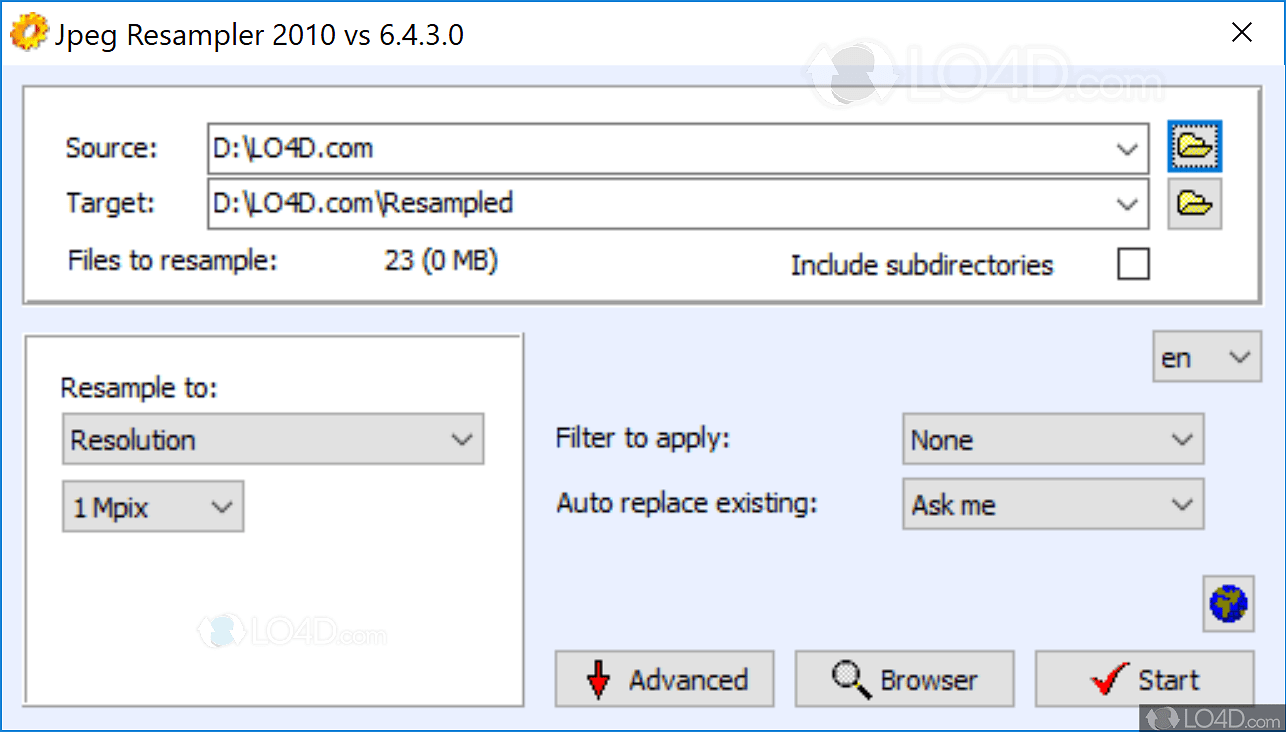 JPEG Resampler Download