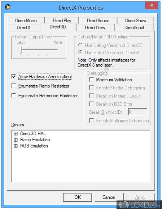 DirectX Control Panel Download
