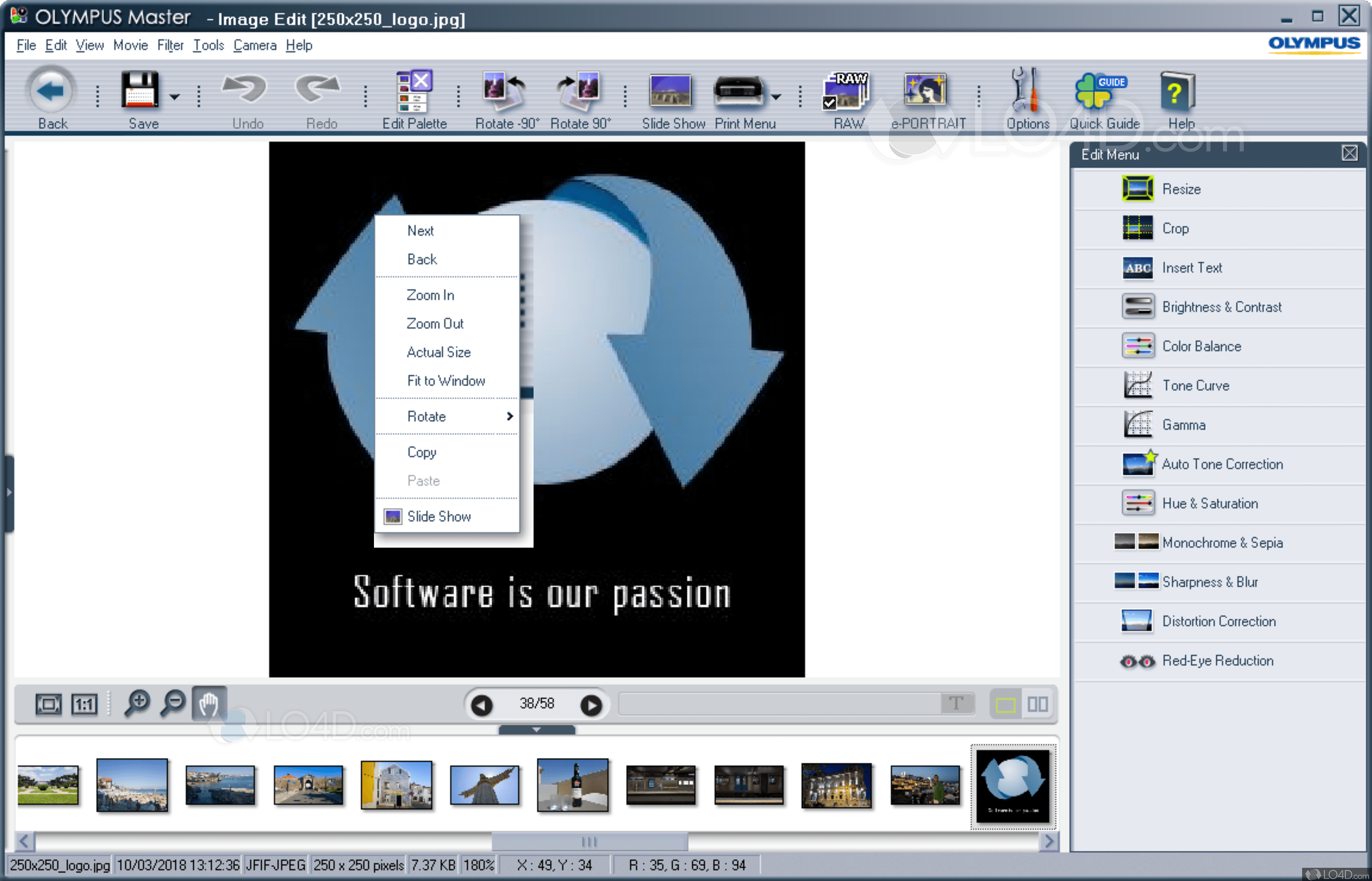 Olympus Master Download