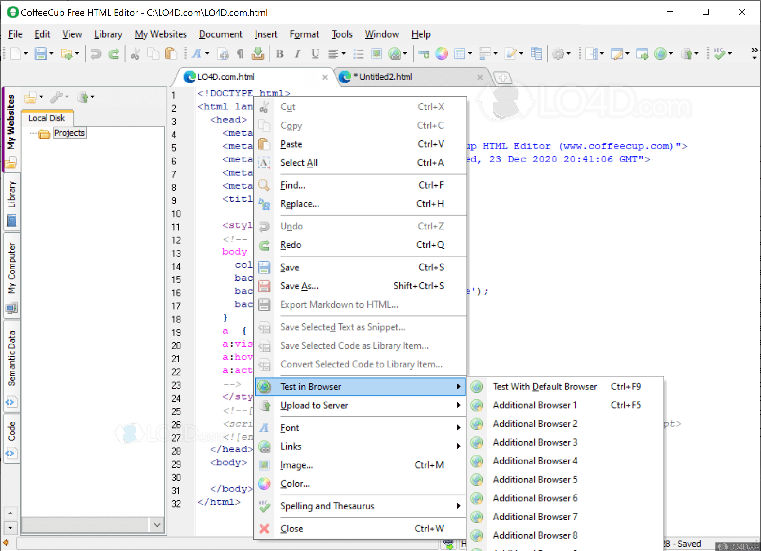 The Free HTML Editor Download