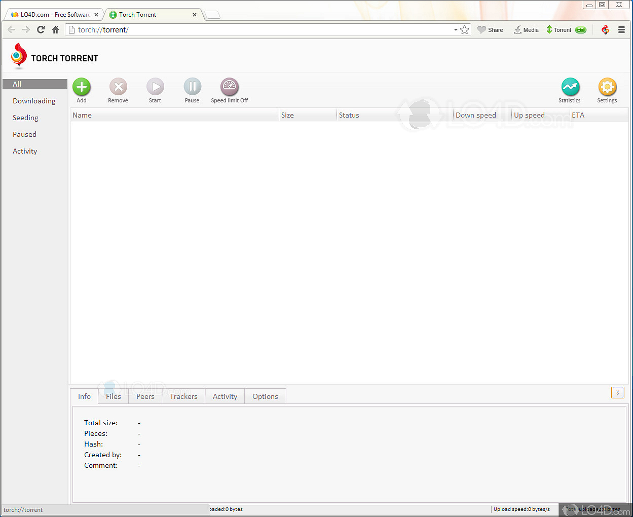 Torch Browser free download for Windows 7 32 bit