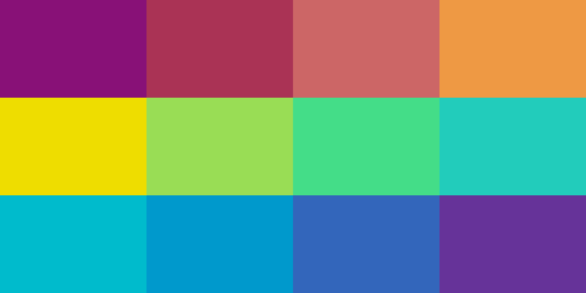 12bit rainbow Palette