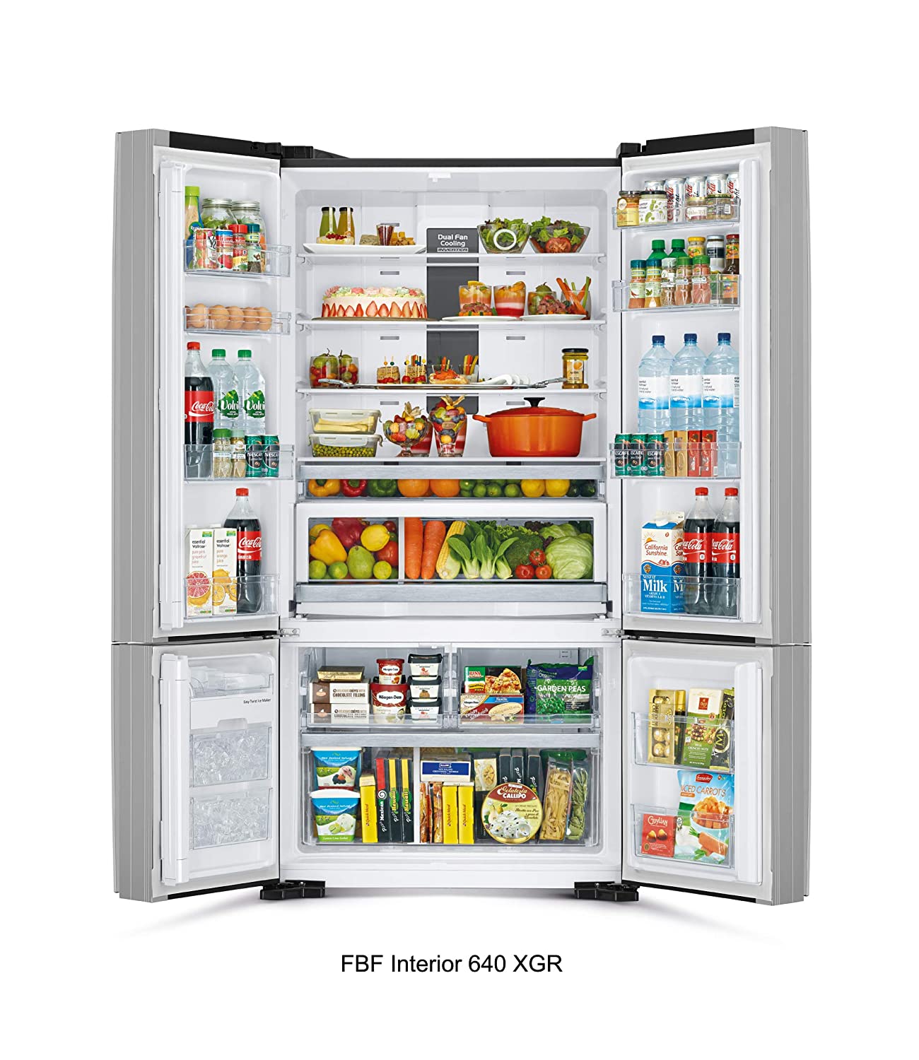 Buy Hitachi French Door Refrigerator 650 Litres Inverter RWB730PND5