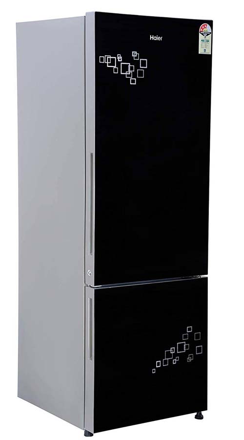 Buy Haier Bottom Freezer Refrigerator 345L HRB 3654 PMG Mirror Glass