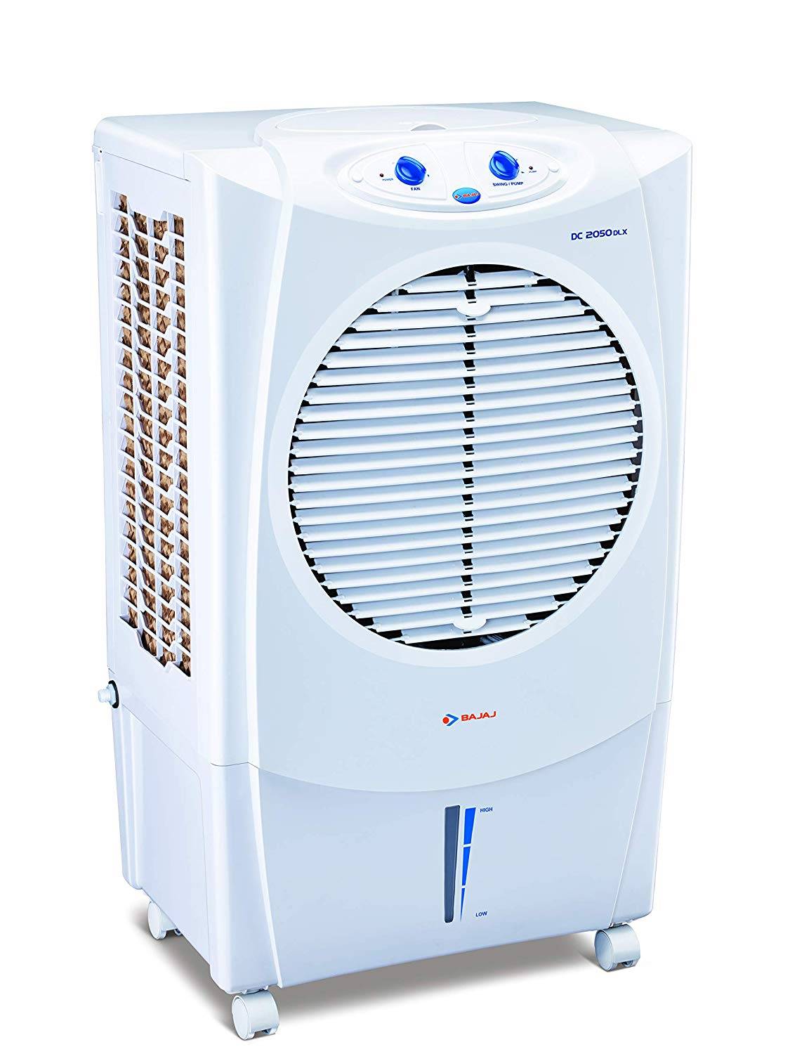 Buy Bajaj Fiber Body Cooler 70 Liters Pads DC 2050 Dlx White Coolers Online From Lotus
