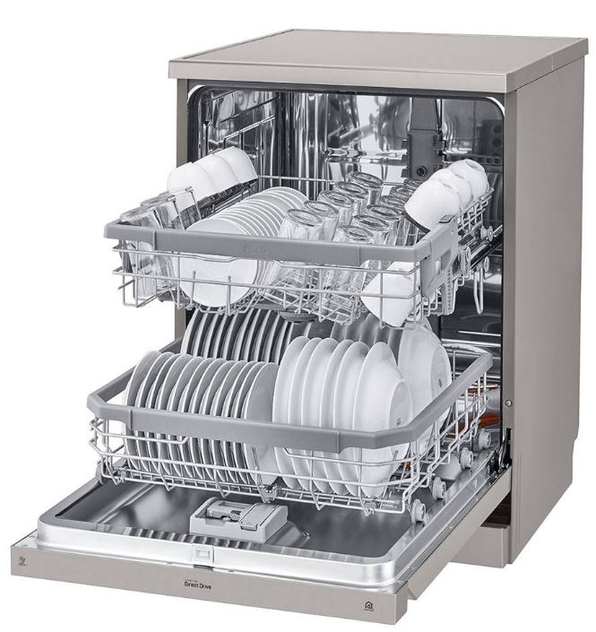 Buy LG Dishwasher DFB424FP Silver Dishwasher Online From Lotus
