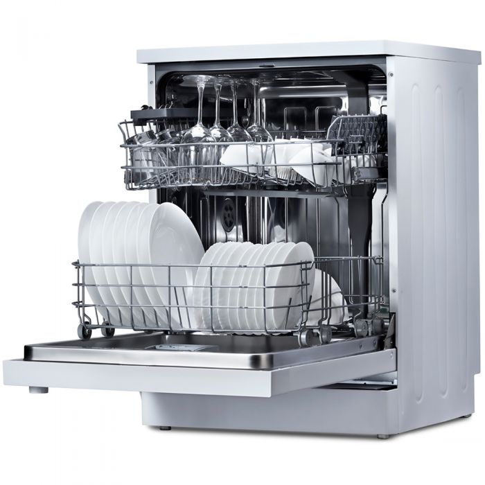 Buy Voltas Beko Free Standing Dishwasher 14 Place Setting DF14W White