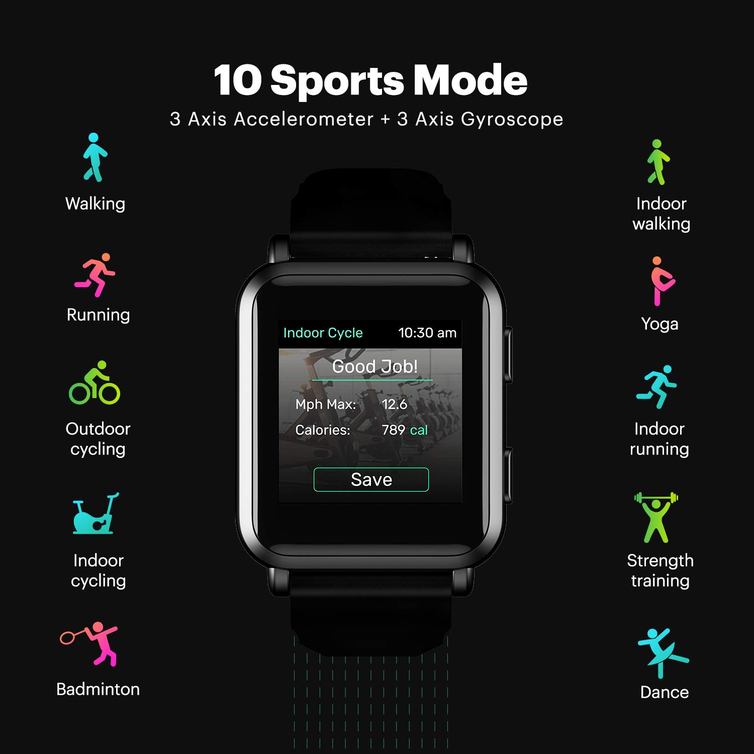 Buy Noise Smart Watch 36mm (1.43 Inches) Square ColorFit NAV Black