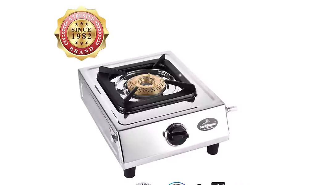Buy Sunflame Gas Stove Single Burner Dlx Stainless Steel Online From