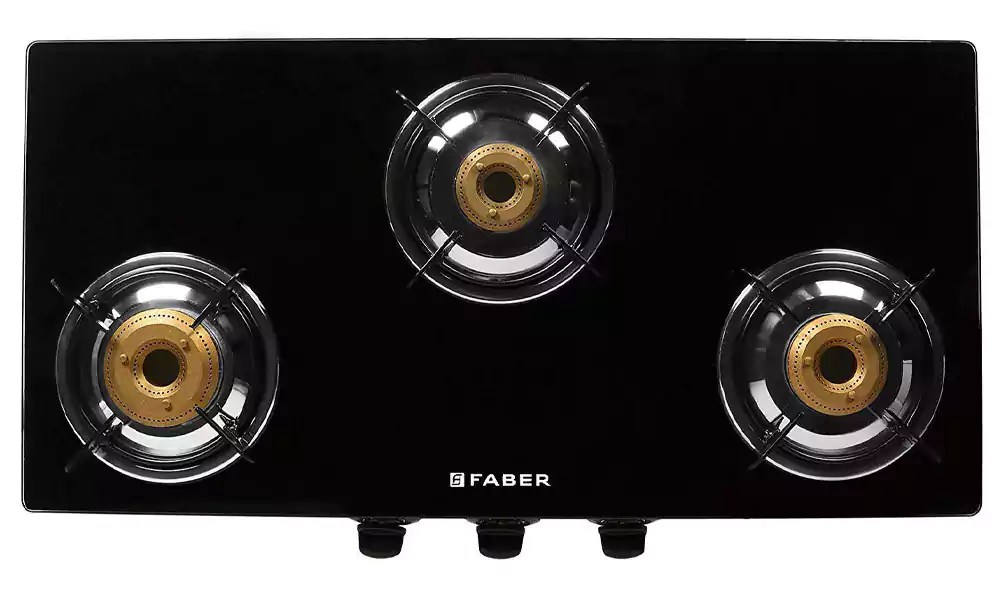 Buy Faber Gas Stove 3 Burner Jumbo 3BB BK Black Online From Lotus