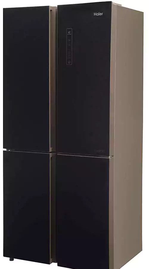 Buy Haier French Door Refrigerator 531 Litres Inverter HRB550KG Black Glass Online From Lotus