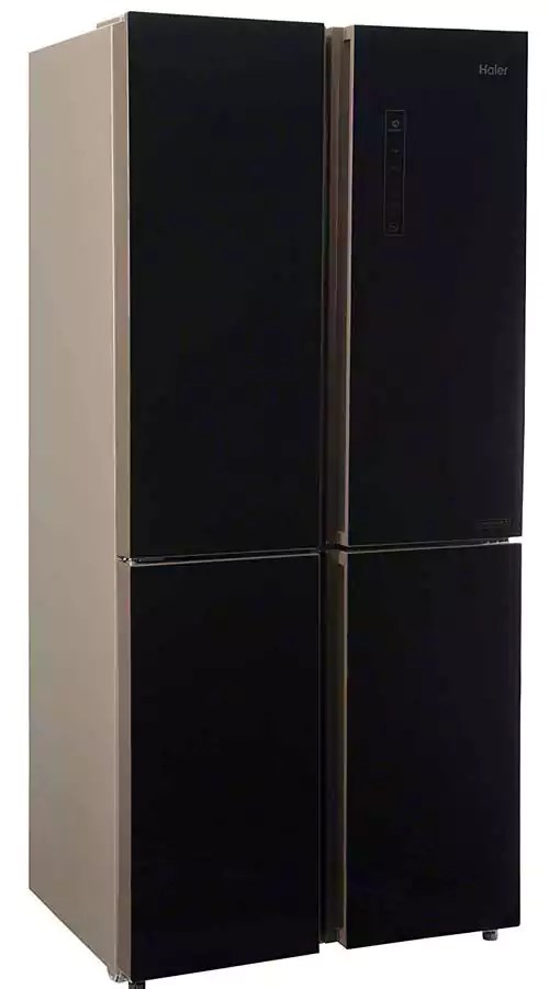Buy Haier French Door Refrigerator 531 Litres Inverter HRB550KG Black Glass Online From Lotus