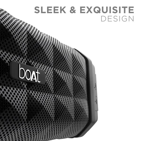 Buy Boat Bluetooth Speaker 10 Watts Stone 650 Charcoal Black Online