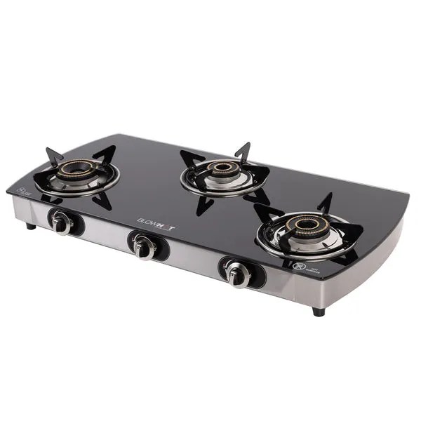 Buy Blowhot Gas Stove 3 Burner JASPER 3B AUTO Black Online From Lotus