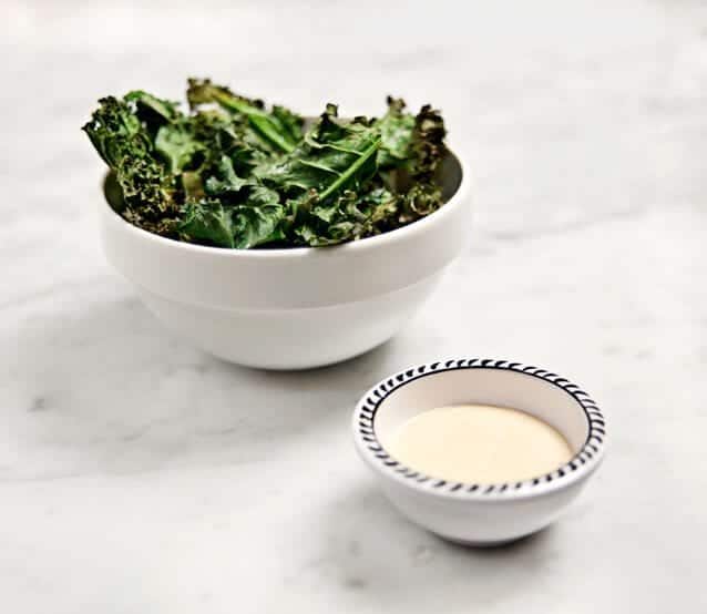 Kale Chips with Miso Dipping Sauce Recipe Love and Lemons