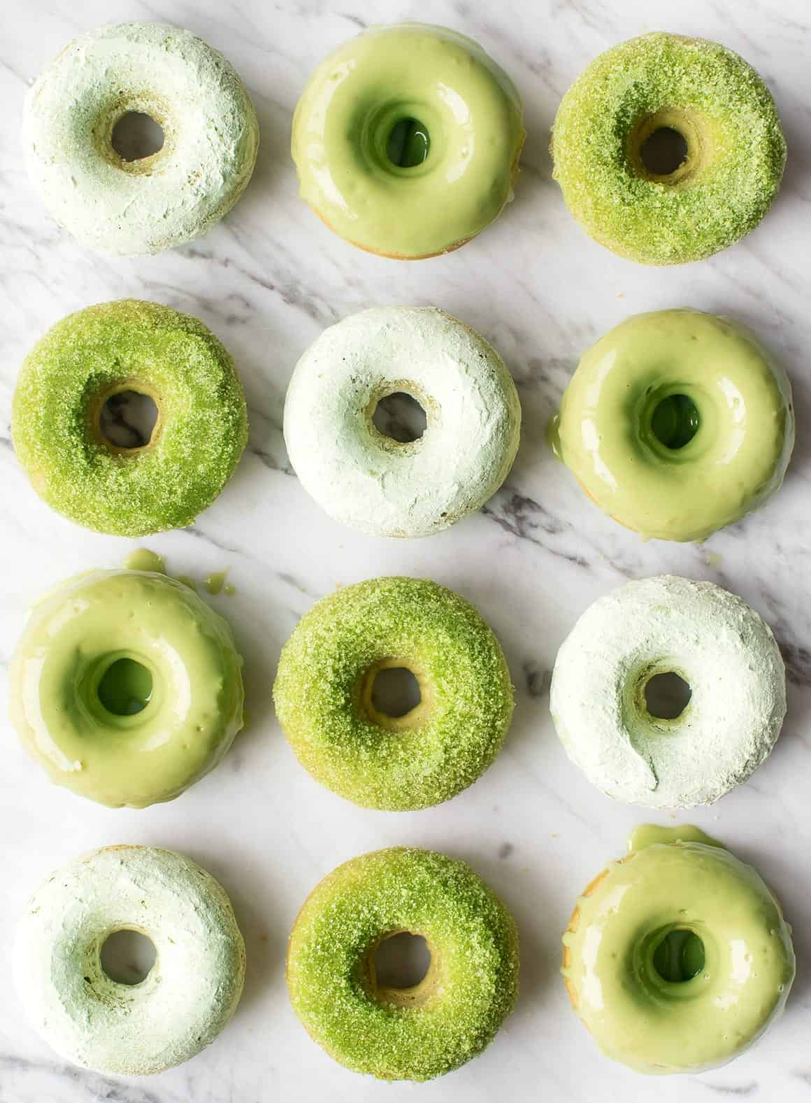 Matcha Baked Doughnuts Recipe Love and Lemons