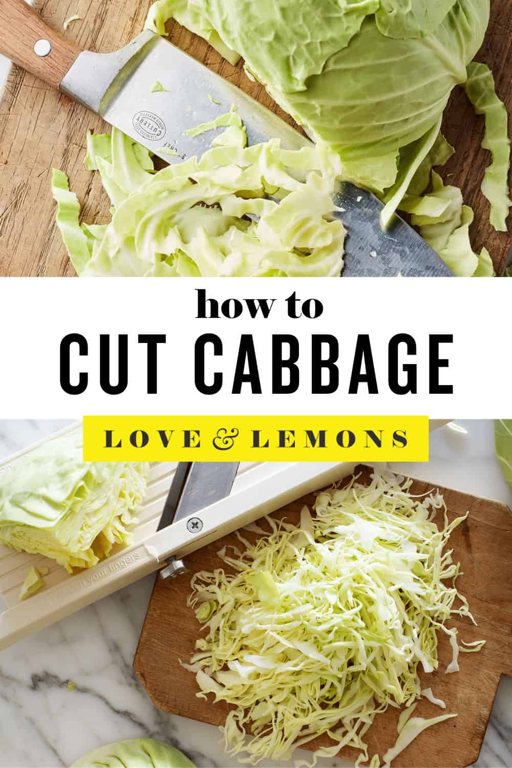 How To Cut Cabbage Recipe Love and Lemons