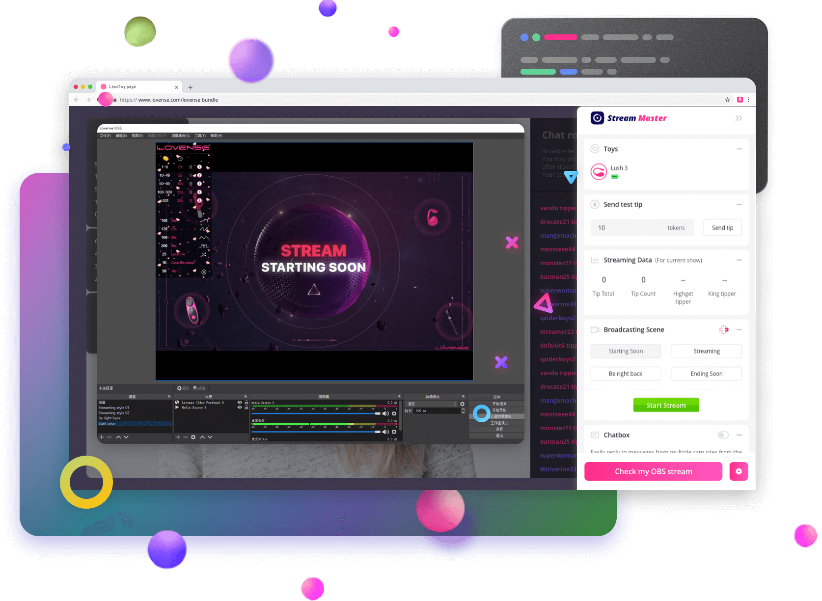 Lovense Stream Master