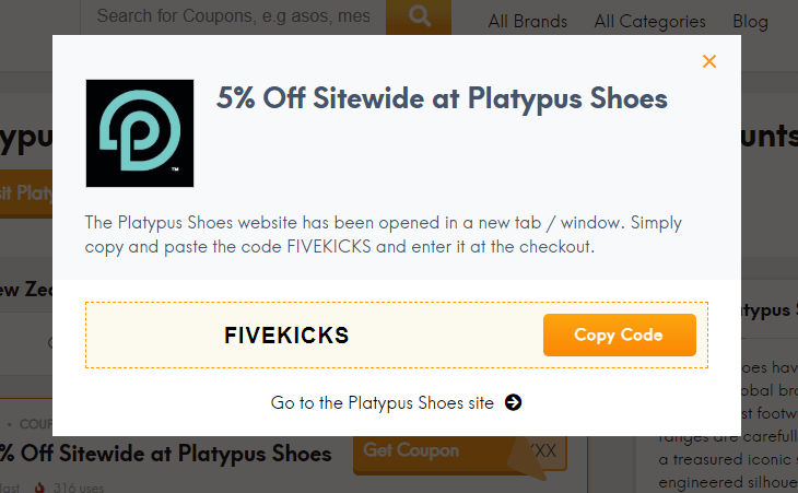 Platypus Shoes Discount Code & Promo Code December 2020
