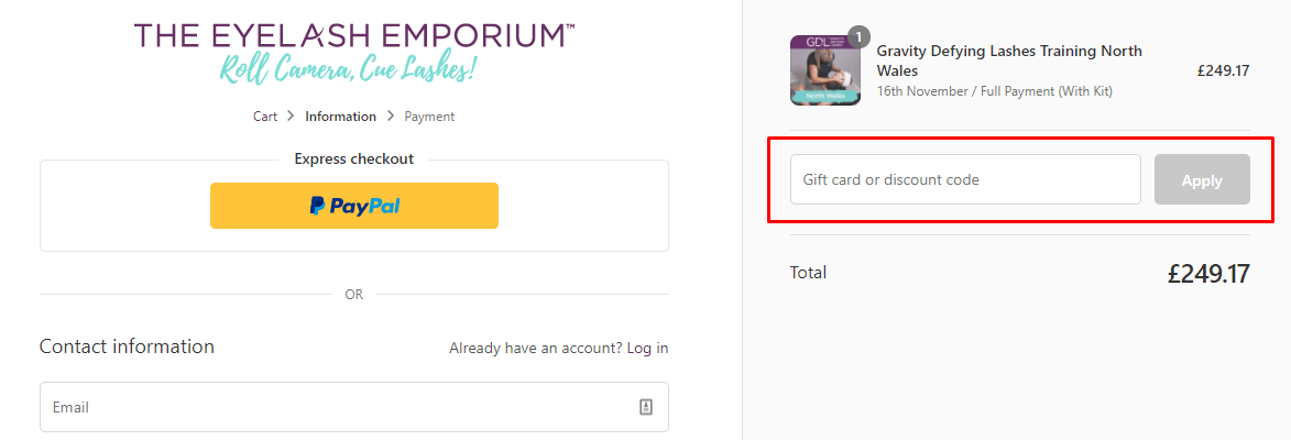 The Eyelash Emporium Voucher Discount Codes March 2021
