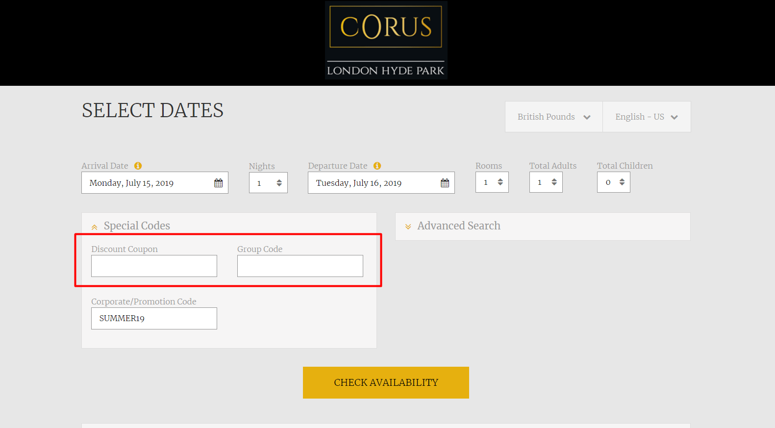 10 Off Corus Hotels Discount Code August 2024