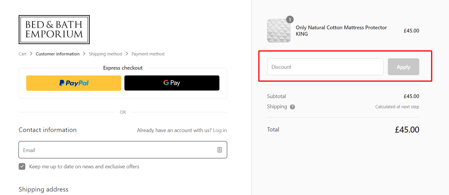 Verified 20 Bed and Bath Emporium Discount Code June 2021