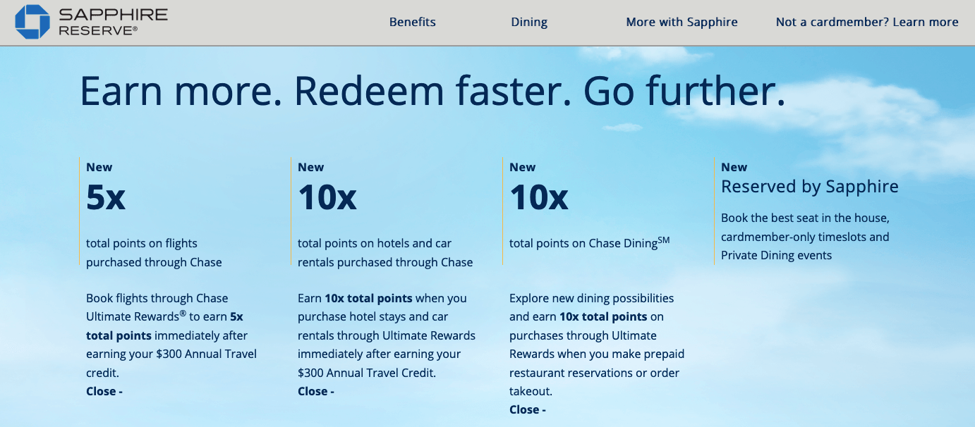 Chase Sapphire Line Revamped With Large Point Multipliers For Travel
