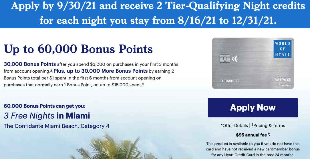 New World of Hyatt Credit Card Applicants Can Earn Double Elite Nights
