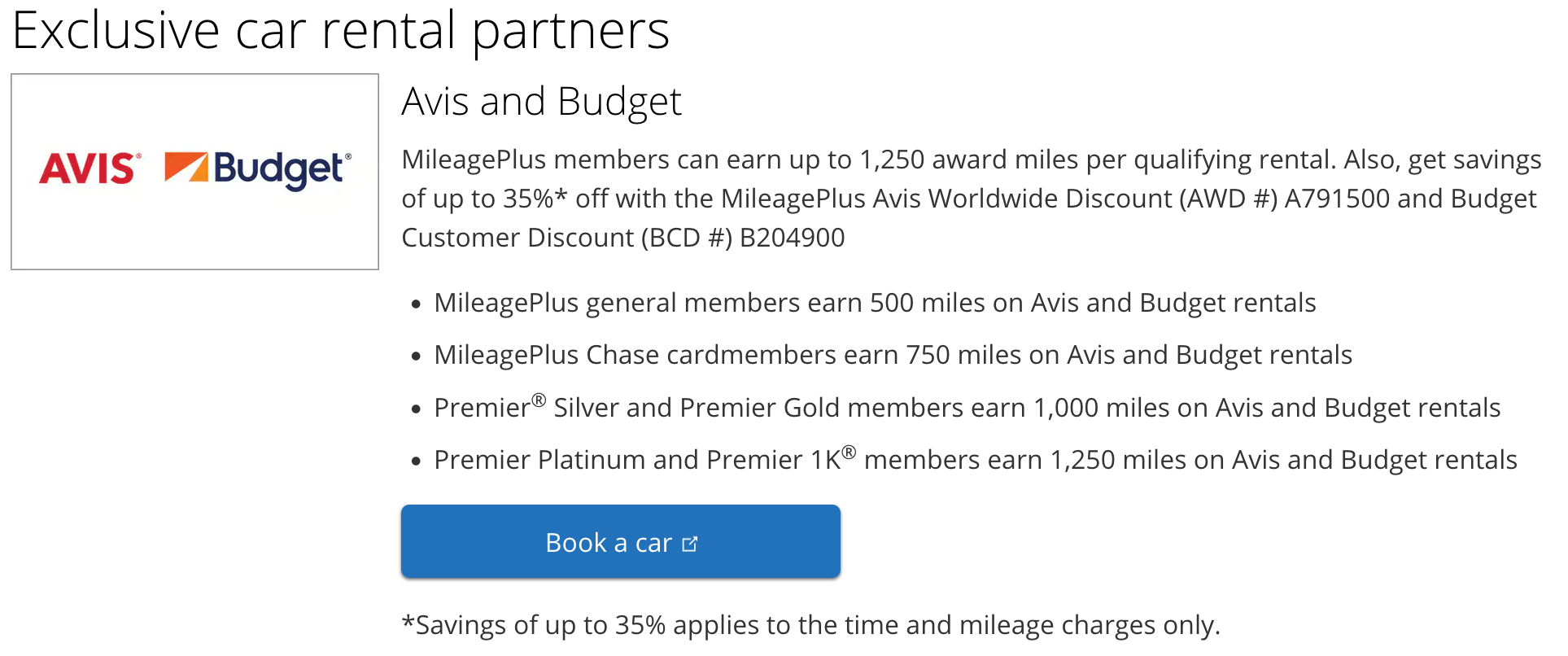 United Airlines Ditches Hertz for AVIS As Exclusive Rental Car Partner