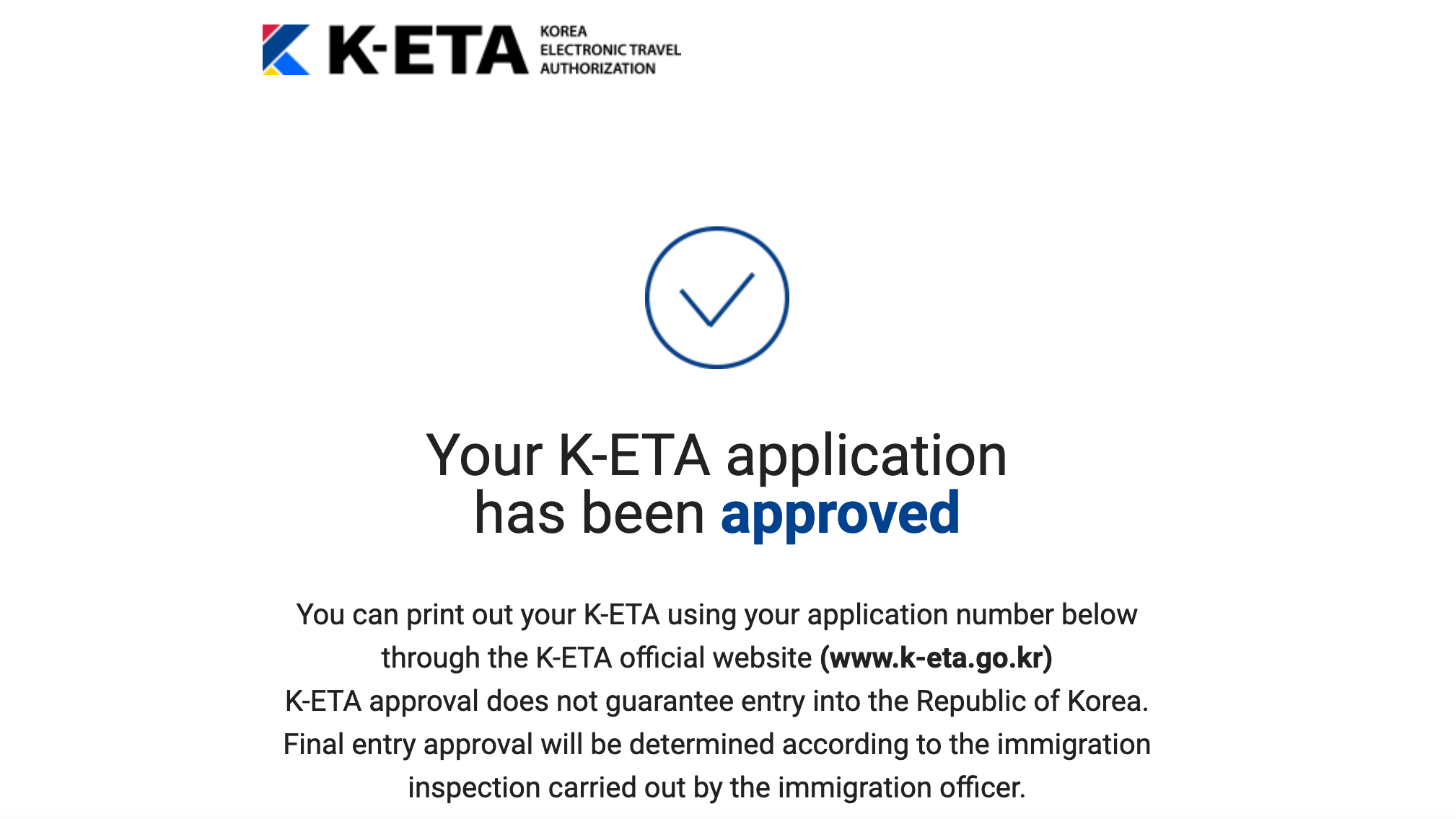 Reminder To Apply For Your New South Korea Electronic Travel