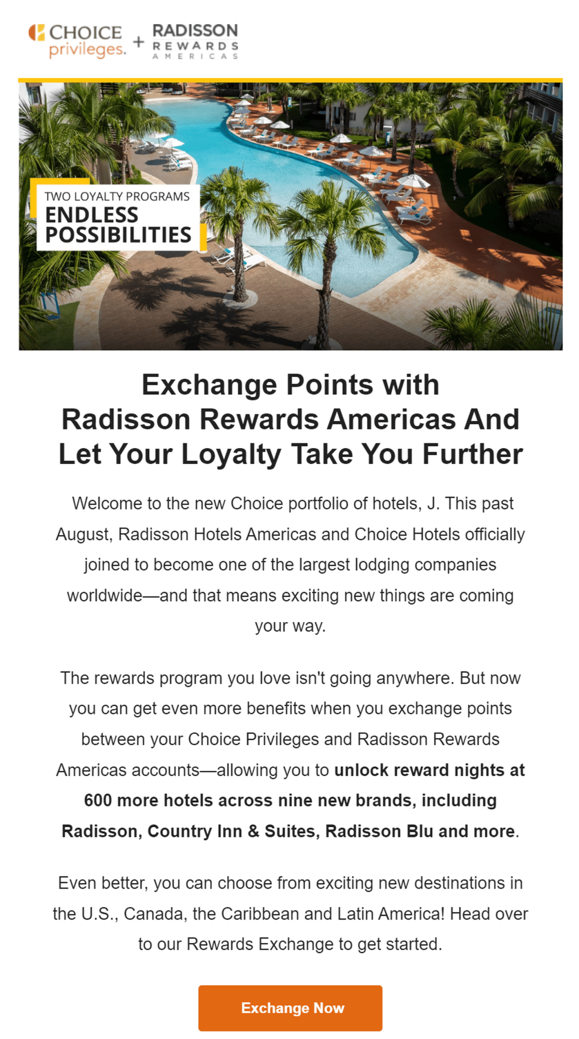 Choice Privileges & Radisson Rewards Americas Points Exchange Now Live