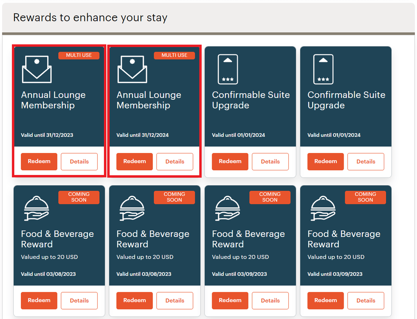 IHG One Rewards Milestone Rewards “Annual Lounge Membership” Now Valid