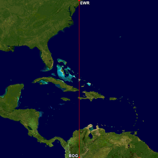 Airfare of the Day Business Class UNITED New York to Bogotá from 879